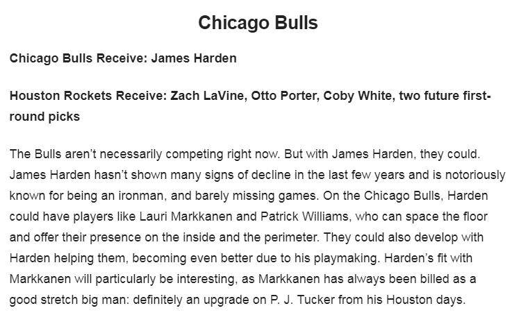  公牛交易拉文至国王，换取首轮签  